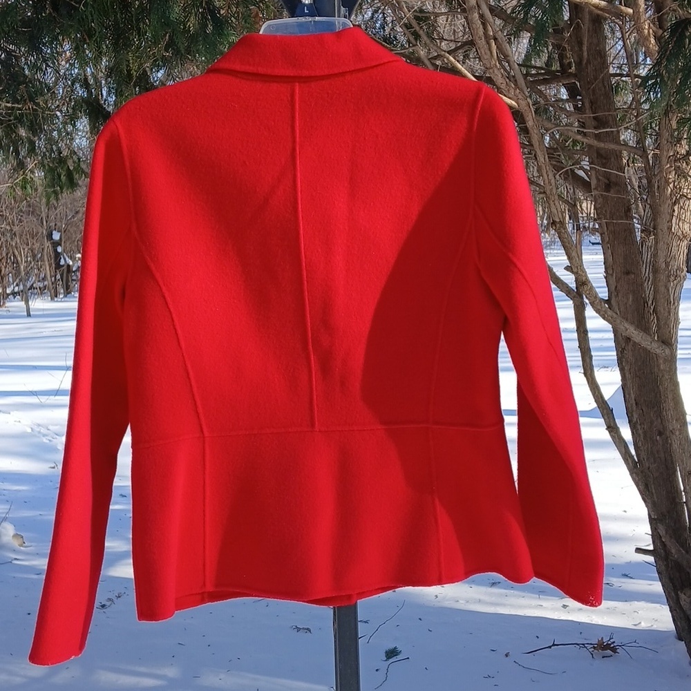 Talbots 90% Wool Tailered Jacket Sz 8 - Picture 7 of 11